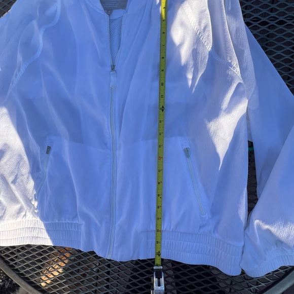 Athleta Amalfi UPF Bomber | Sheer White | Size XL - Picture 10 of 11